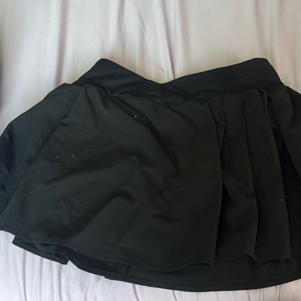 Black Pleated Skirt